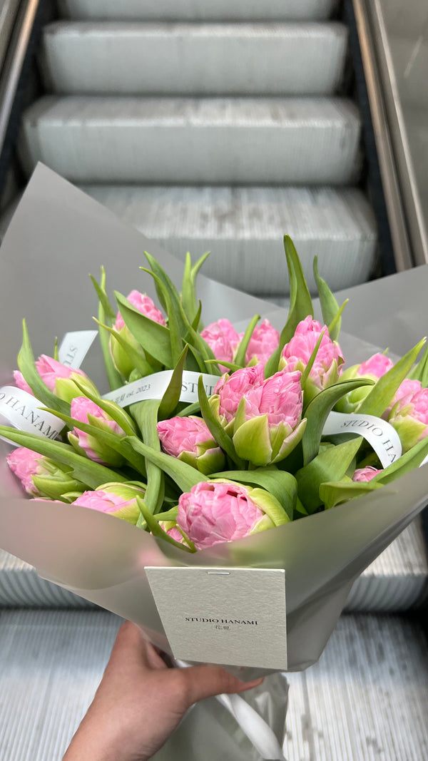 Strawberry Cream Peony Tulips